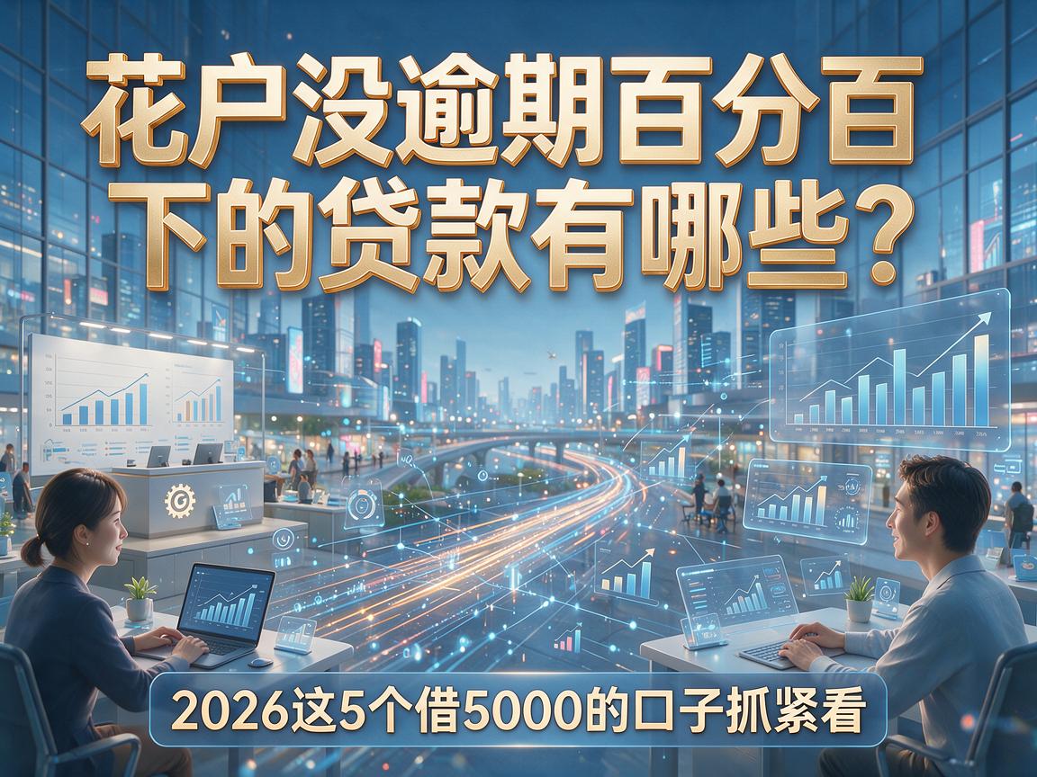 花户没逾期百分百下的贷款有哪些？2026这5个借5000的口子抓紧看